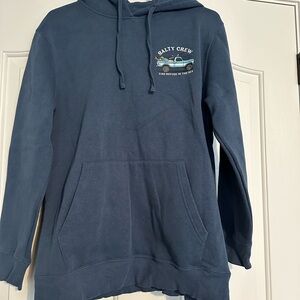 Salty Crew Navy Hoodie, worn once. Excellent condition (hung dry).